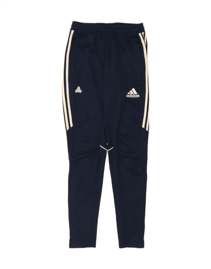 ADIDAS Womens Tracksuit Trousers UK 6 XS  Navy Blue Polyester Vintage Adidas and Second-Hand Adidas from Messina Hembry 