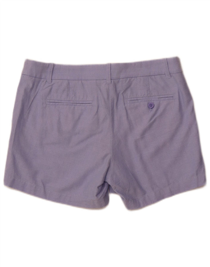 J. CREW Chino Shorts til kvinder US 10 Large W34 Blue Cotton