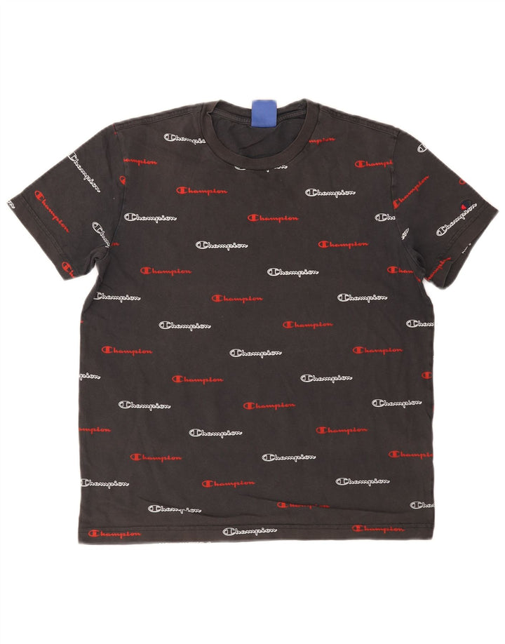 Champion Herre grafisk T-shirt top lille grå bomuld