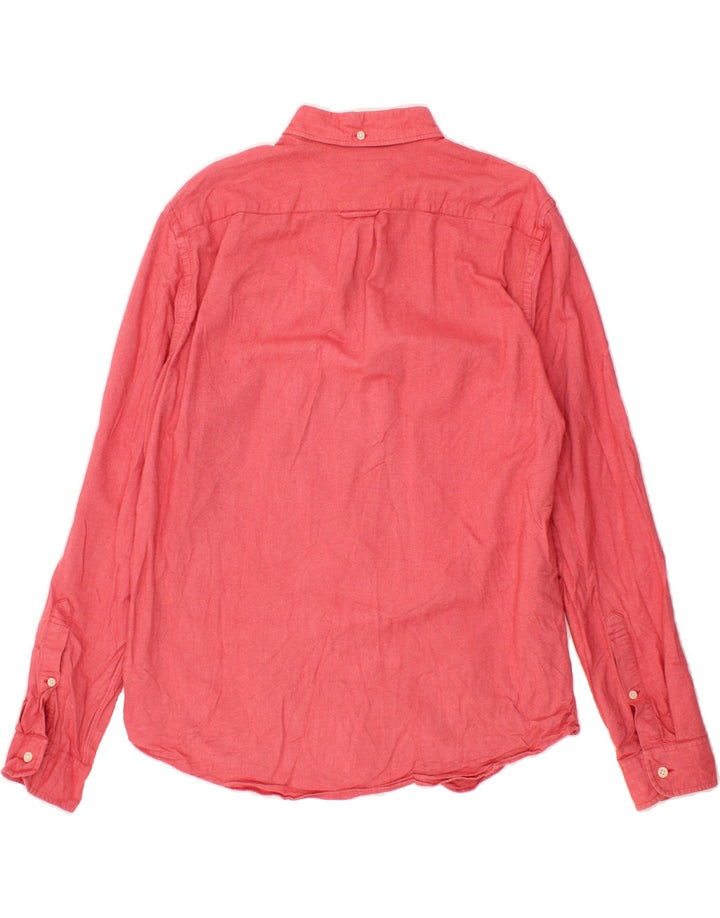 J. CREW Mens Slim Shirt Large Pink Cotton Vintage J. Crew and Second-Hand J. Crew from Messina Hembry 