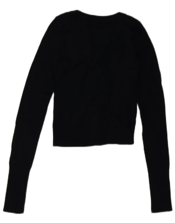 Abercrombie & Fitch Girls Crop cardigan sweater 11-12 år Stor marineblå