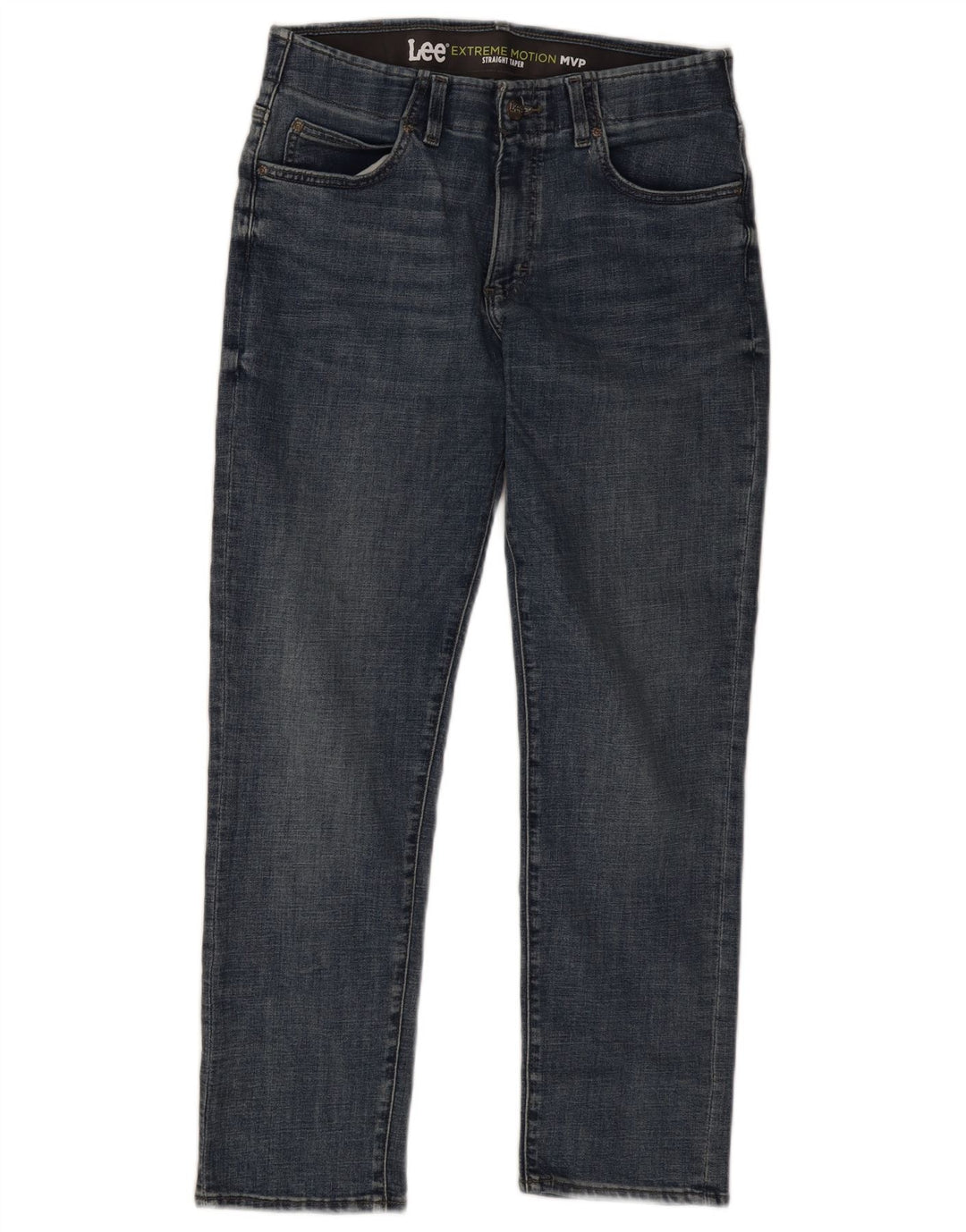 Lee Herre Flex Tapered Straight Jeans W32 L30 Blå Bomuld