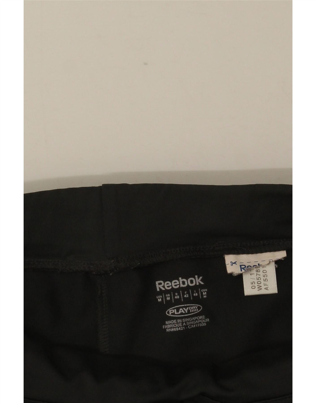 REEBOK Dame Capri Leggings UK 12 Medium Grå