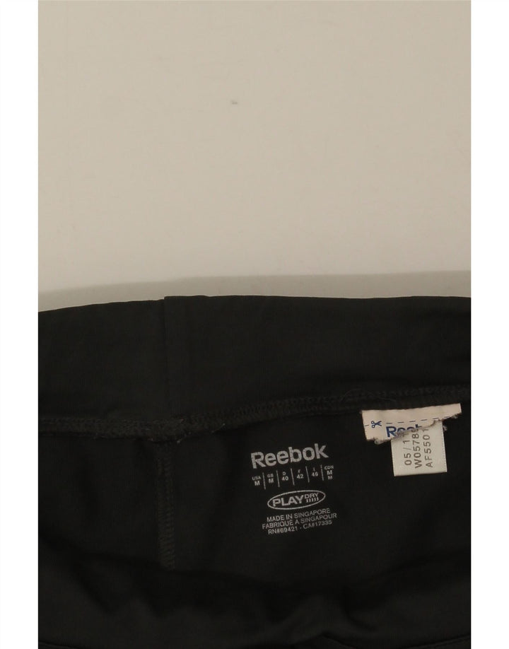 REEBOK Dame Capri Leggings UK 12 Medium Grå