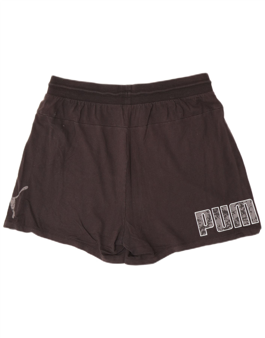 Puma grafiske sportsshorts til kvinder 2XL sort bomuld