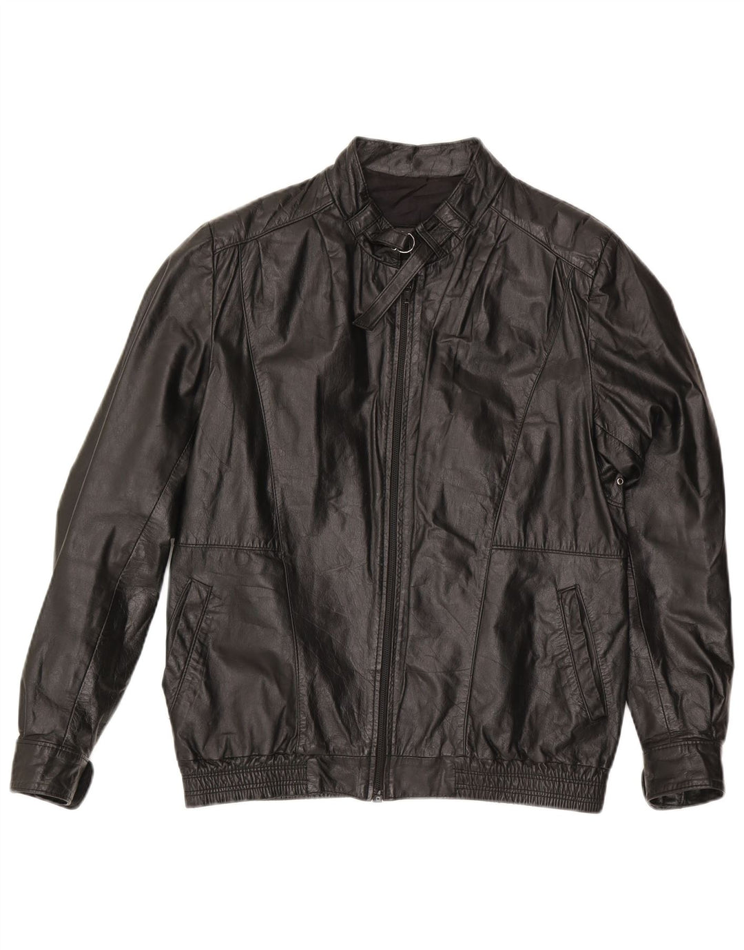 Vintage herre læderjakke UK 38 Medium Black