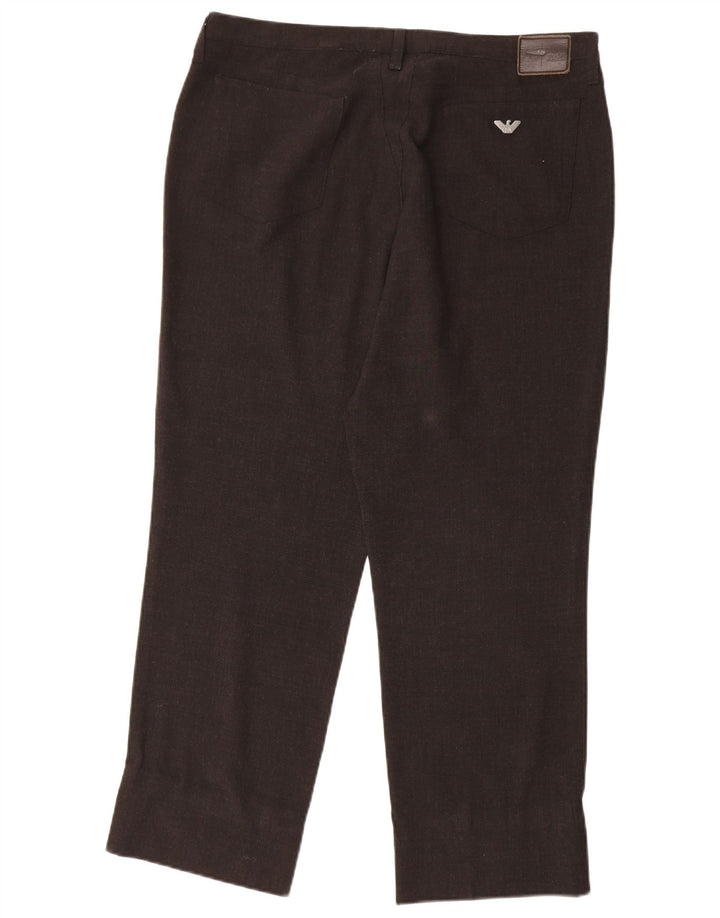 Armani Lige Casual bukser til kvinder W36 L27 Brun
