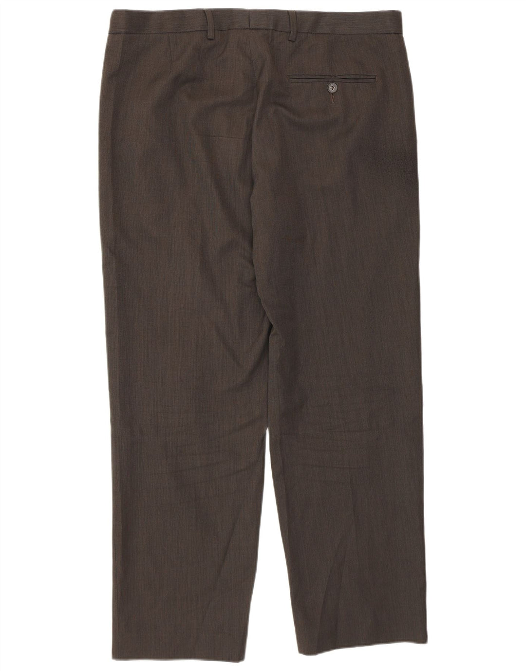 Marks & Spencer Herre Regular Fit Casual Bukser W36 L29 Brun Polyester