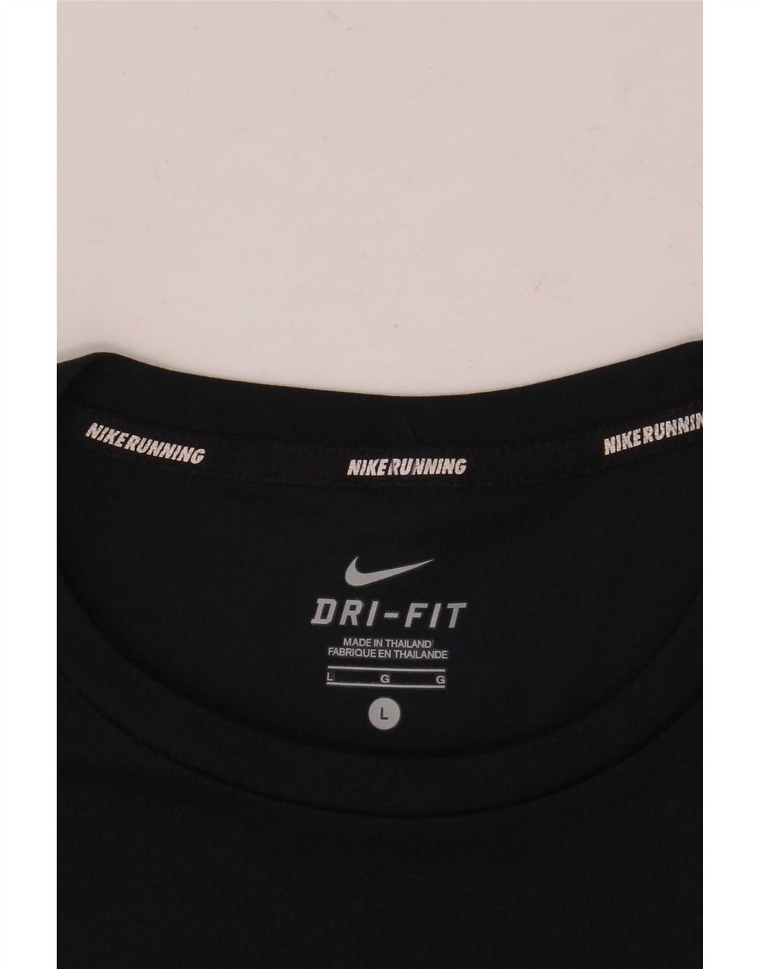 Nike Dri Fit T-shirt top til mænd, stor marineblå farveblok