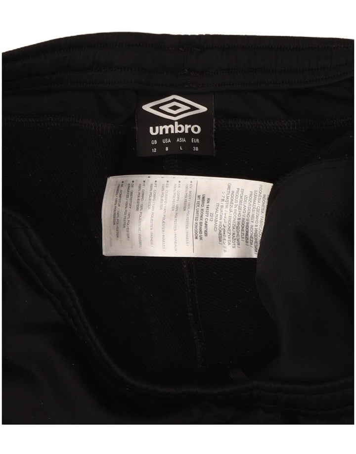 Umbro træningsdragt bukser til kvinder UK 12 Medium Black Floral Polyester