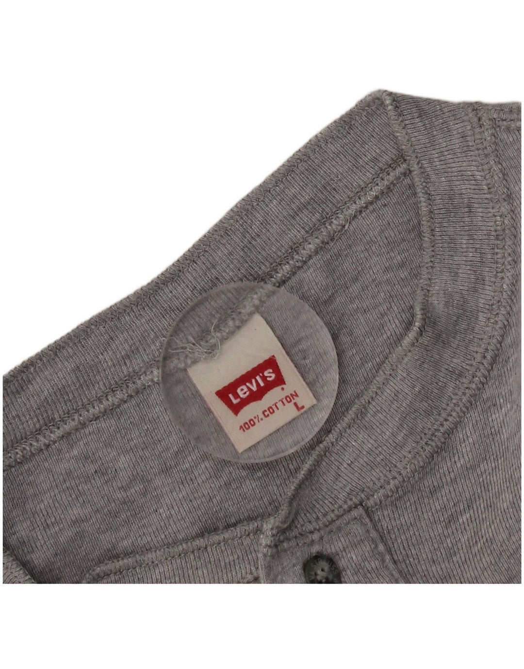 Levi's Herre Top Langærmet Stor Grå Bomuld