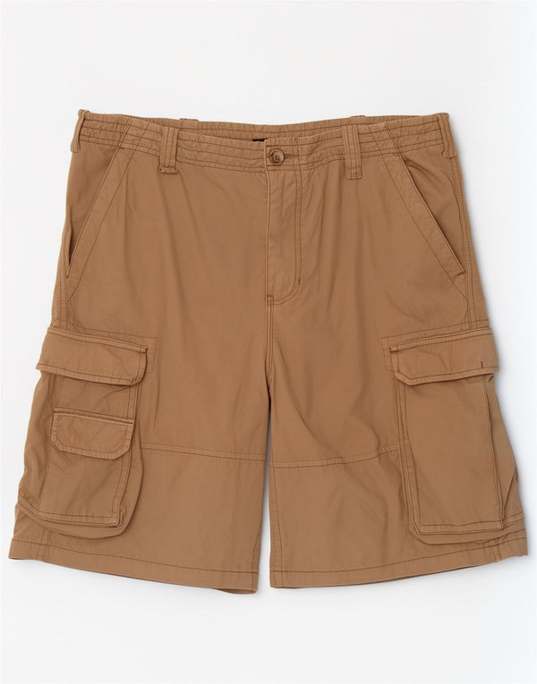 Best Company Herre Regular Cargo Shorts XL W34 Beige Bomuld