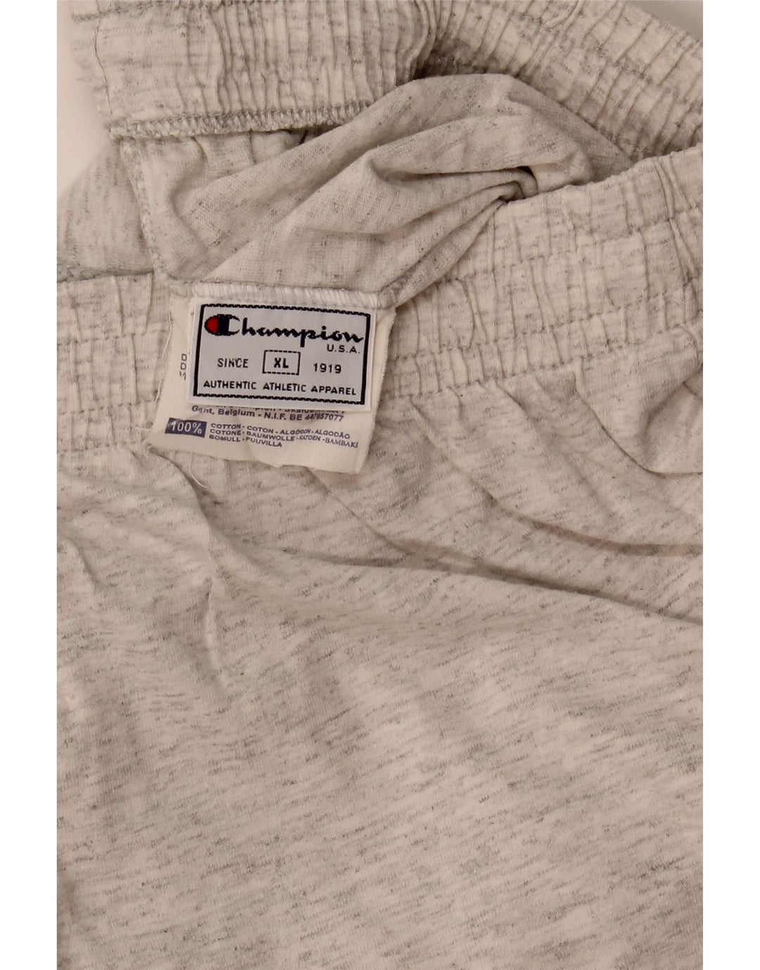 Champion Herre Sportshorts XL Grå Flecked Bomuld