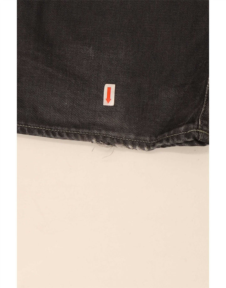 G-Star Straight Jeans til mænd W32 L32 Sort bomuld