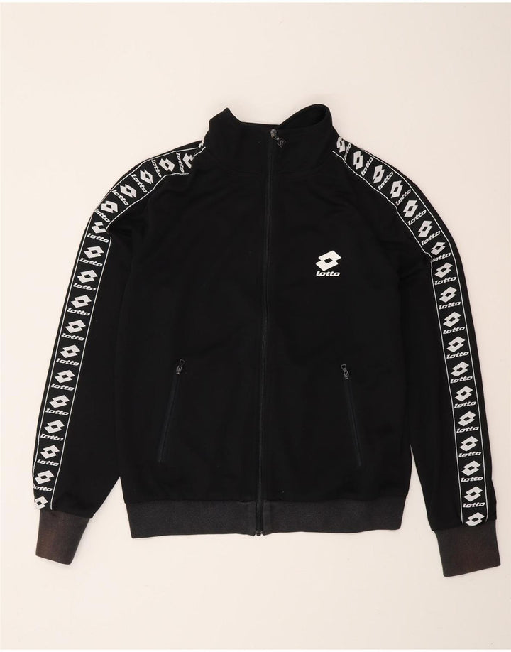 LOTTO Herre Life's Grafisk træningsdragt Topjakke Medium Sort Polyester