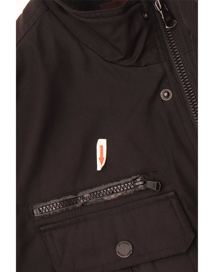 Michael Kors Herre Utility Jacket UK 38 Medium Sort Polyester