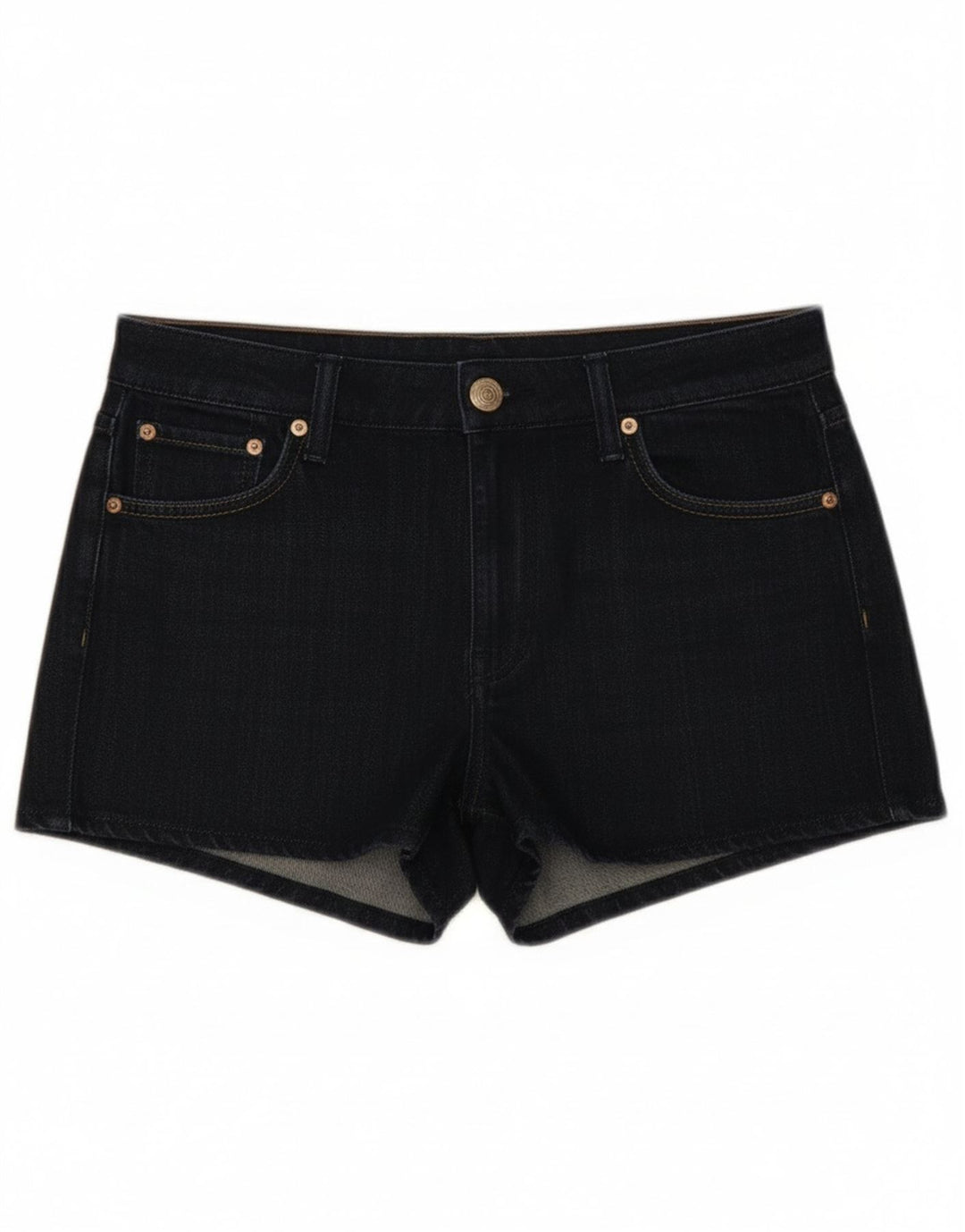 Dondup Dame Denim Shorts W27 Medium Navy Blue Bomuld
