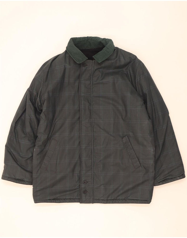 North Pole Herre Vendbar Windbreaker Coat UK 40 Large Navy Blue Wool