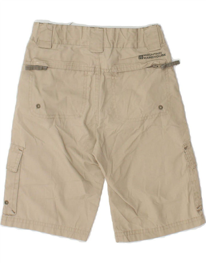 MOUNTAIN WAREHOUSE Boys Cargo Shorts 5-6 Years W22  Beige Polyester Vintage Mountain Warehouse and Second-Hand Mountain Warehouse from Messina Hembry 