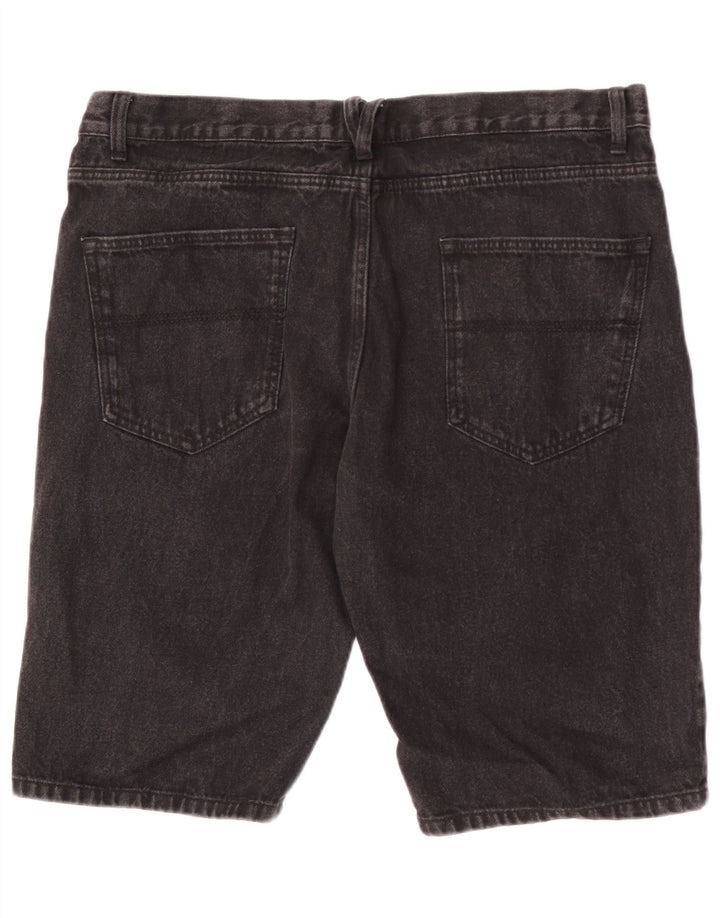 Pierre Cardin Herre denimshorts W36 Stor sort bomuld