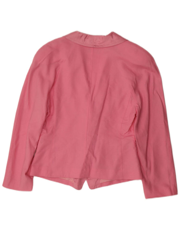 VERA MONT Dame 3-knaps blazerjakke UK 14 Medium Pink Floral