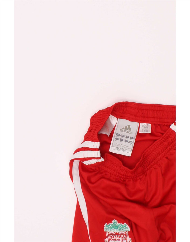 Adidas drenge Liverpool grafiske sportsshorts 3-4 år rød polyester
