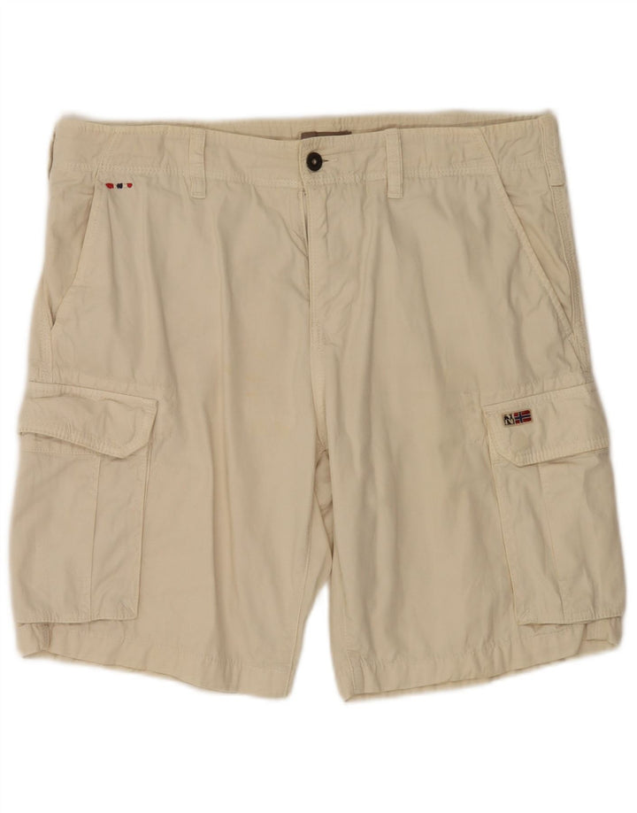 Napapijri Herre Cargo Shorts W33 Medium Beige Bomuld