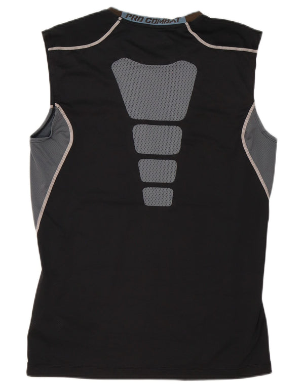 Nike Mens Dri Fit Graphic Vest Top XL Black Colourblock Polyester