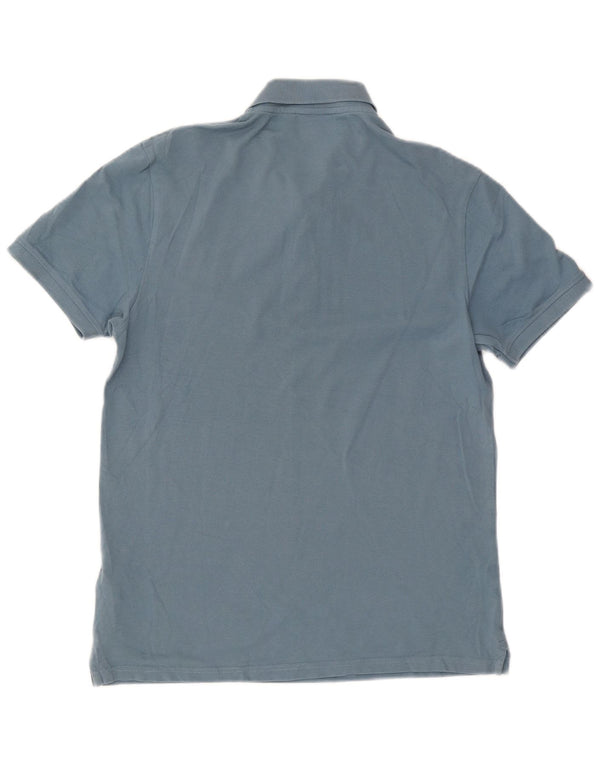 Lyle & Scott Mens Polo Shirt Medium Blue Cotton