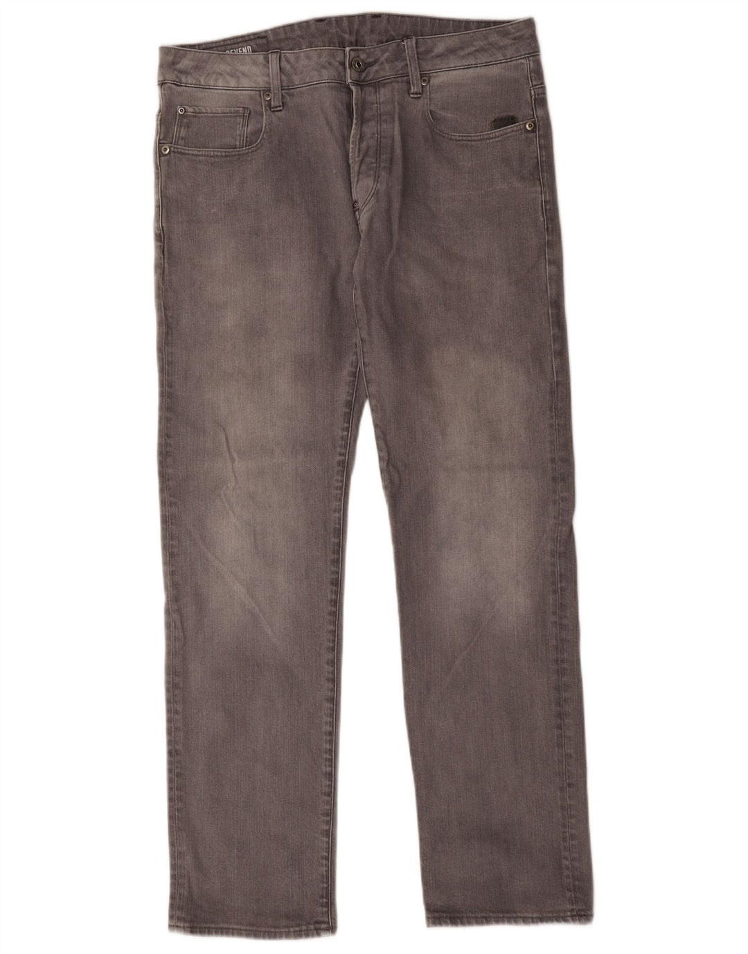 G-Star Straight Jeans til mænd W32 L32 Grå bomuld