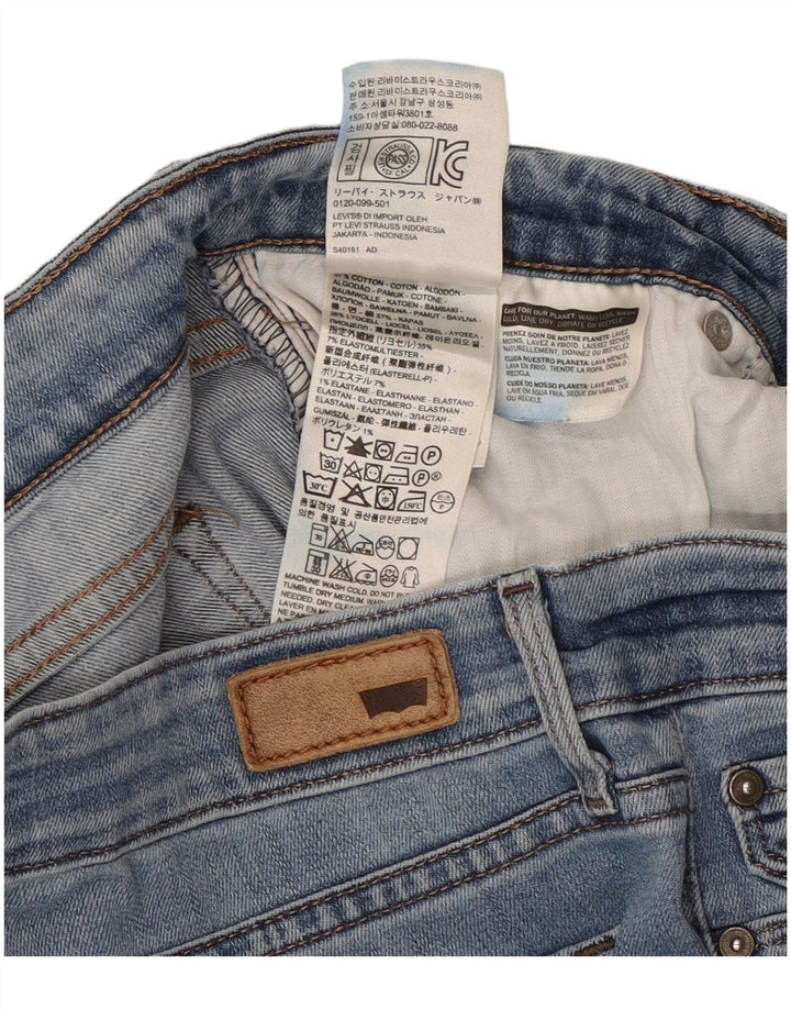 Levi's skinny jeans til kvinder W30 L32 blå bomuld