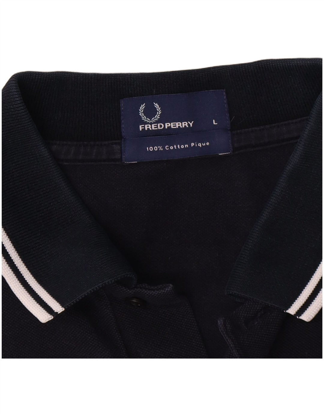 Fred Perry Herre poloshirt Stor marineblå bomuld