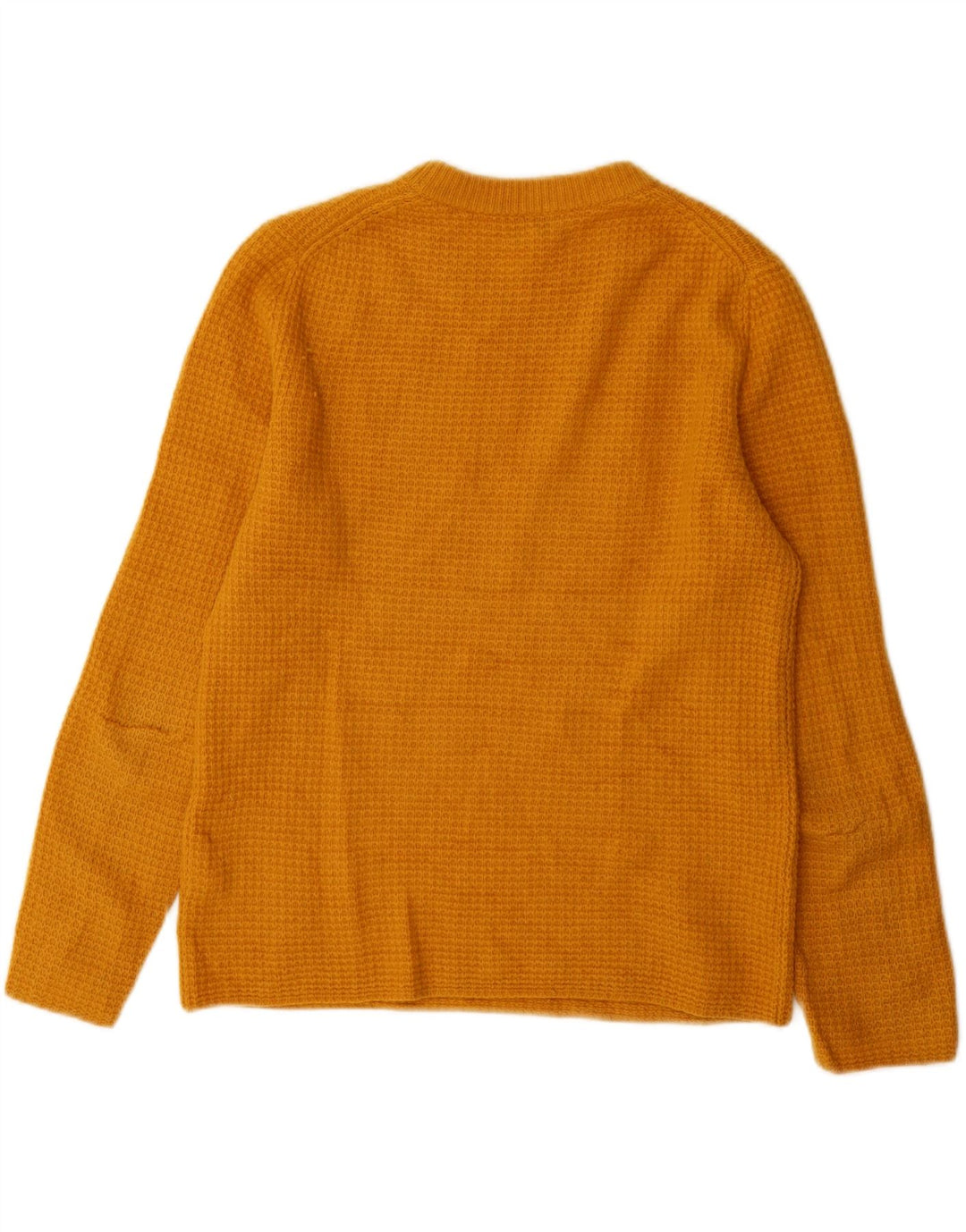 Jigsaw Herre Crew Neck Jumper Sweater Small Orange Uld