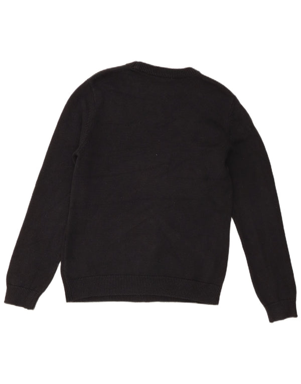 Marks & Spencer Boys grafisk sweater med rund hals 13-14 år sort