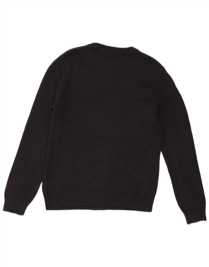Marks & Spencer Boys grafisk sweater med rund hals 13-14 år sort