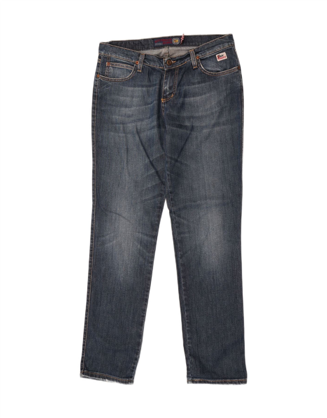Roy Rogers Dame Slim Jeans W34 L32 Blå Bomuld