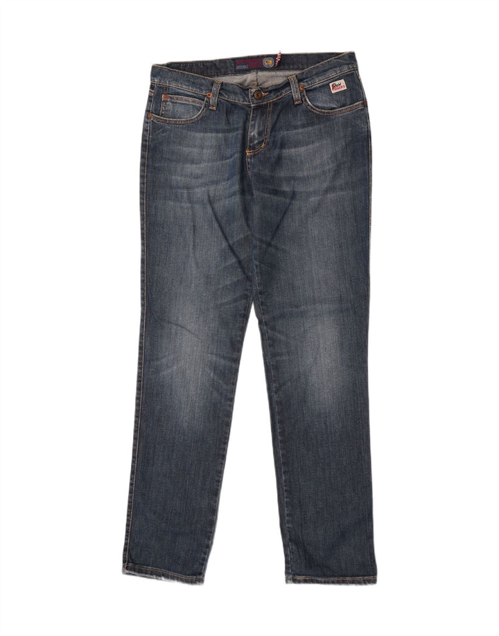 Roy Rogers Dame Slim Jeans W34 L32 Blå Bomuld