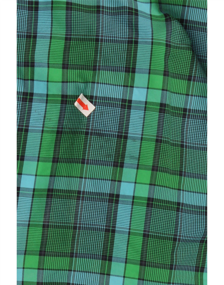 ADIDAS Mens Sport Shorts Medium  Green Check Polyamide Vintage Adidas and Second-Hand Adidas from Messina Hembry 