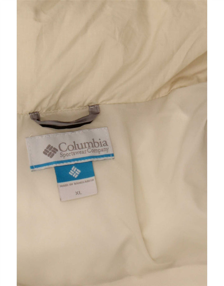 Columbia polstret jakke til kvinder UK 18 XL Off White Polyester