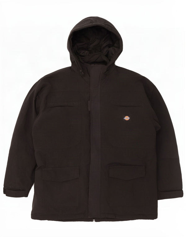 Dickies Boys Hættejakke Windbreaker 15-16 år Stor sort nylon