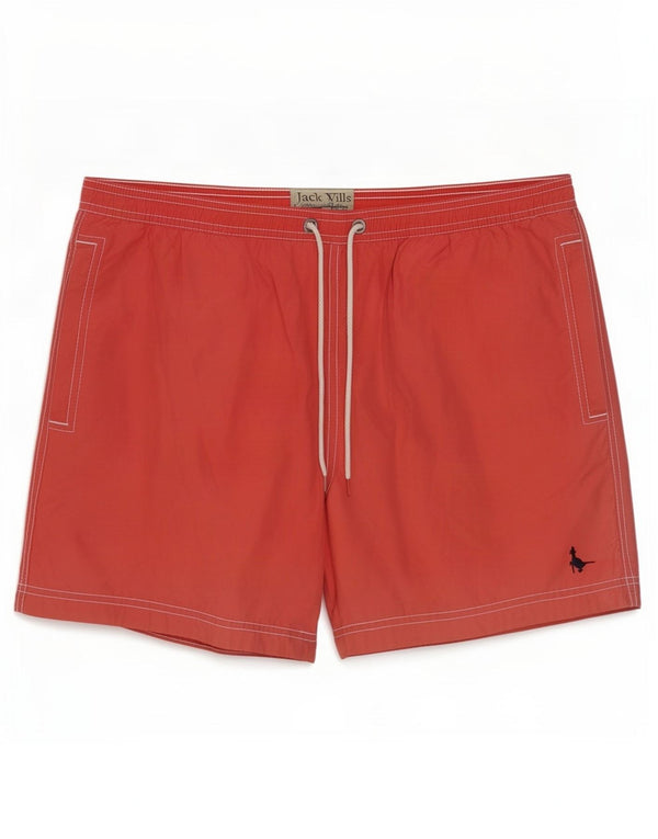 Jack Wills Badeshorts til mænd Medium rød bomuld