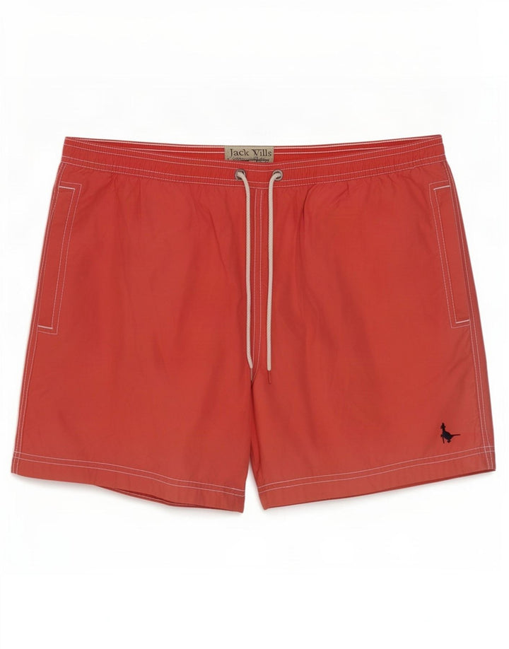 Jack Wills Badeshorts til mænd Medium rød bomuld