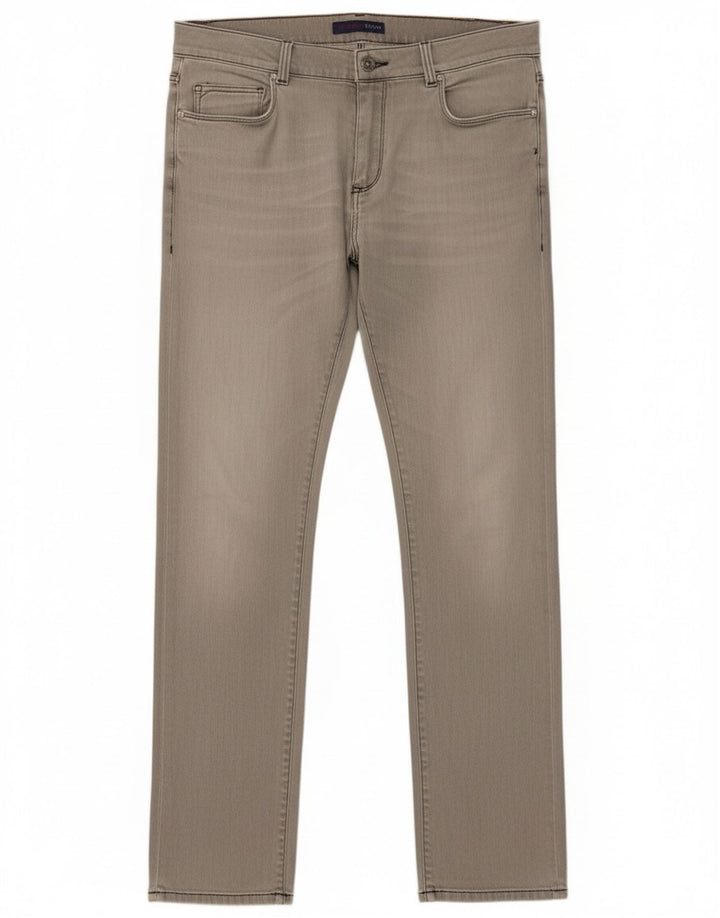 Trussardi Herre Slim Jeans W31 L33 Grå Bomuld