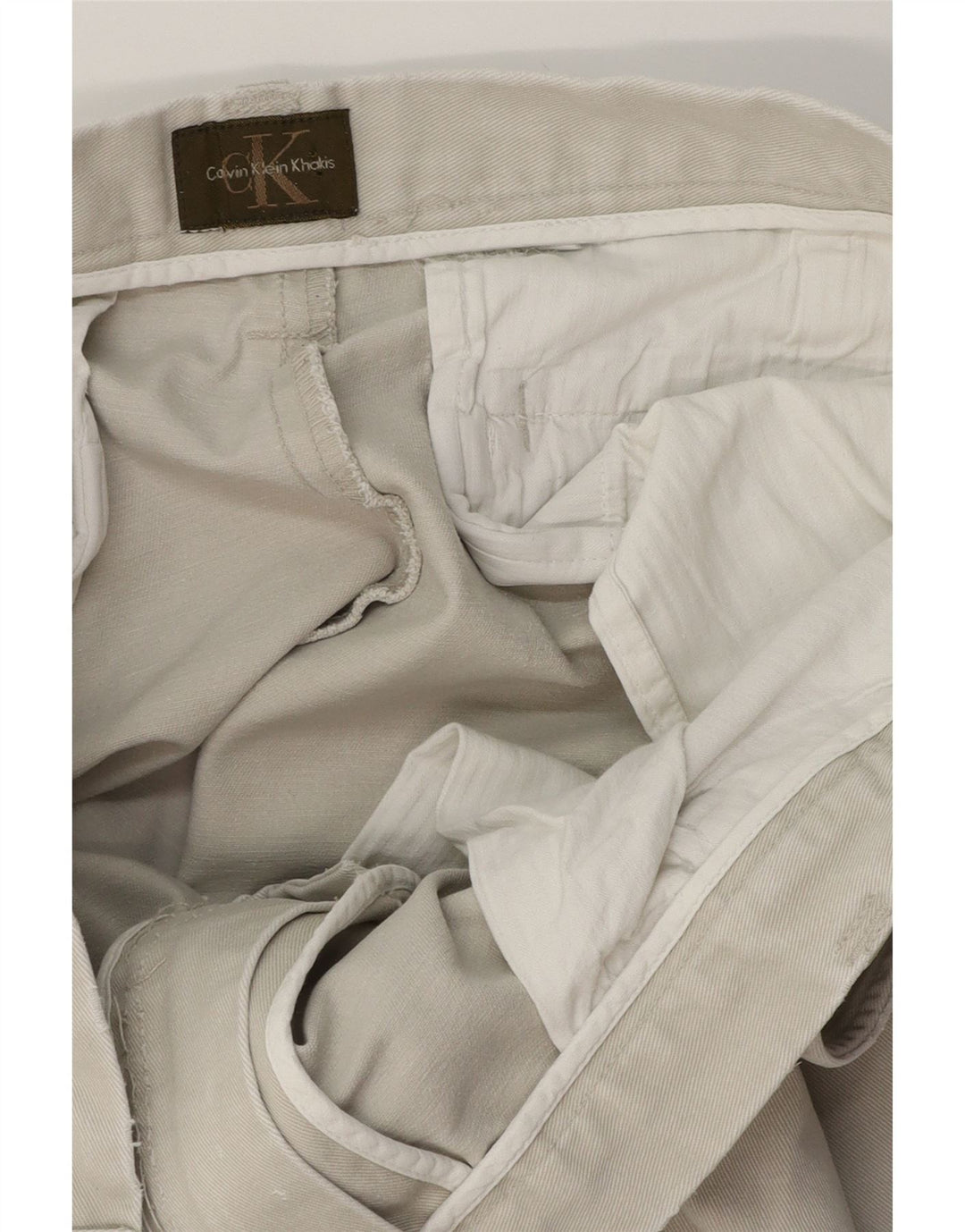 Calvin Klein Herre Bootcut Chino Bukser W34 L32 Beige