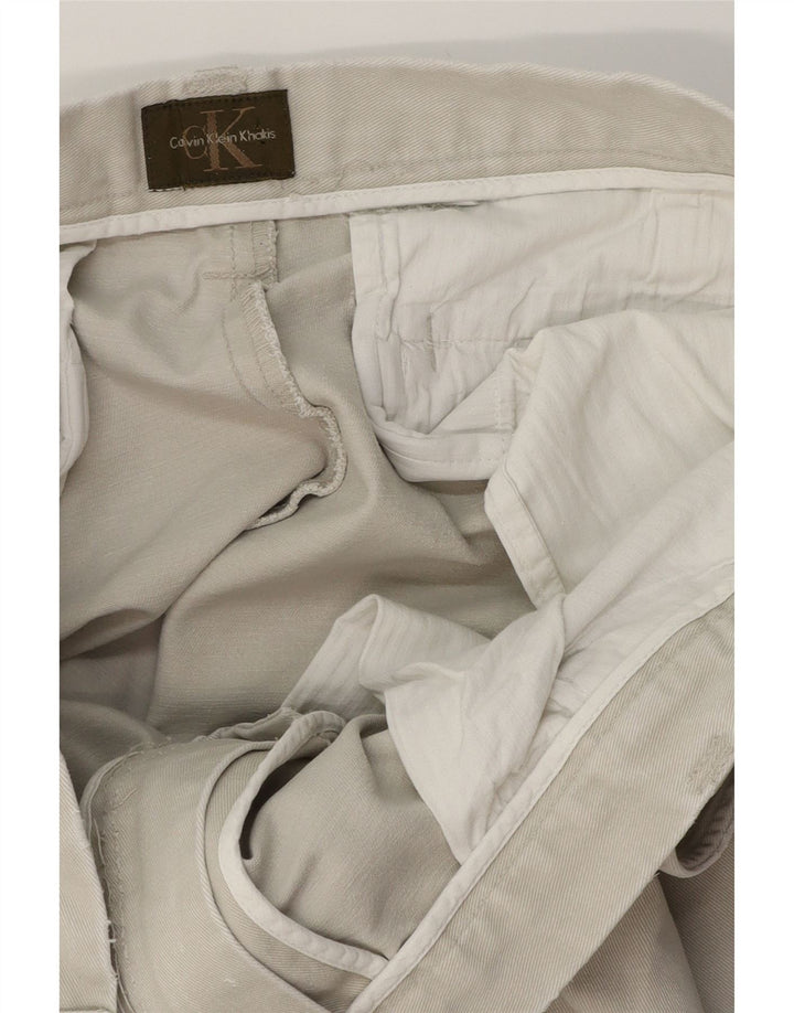 Calvin Klein Herre Bootcut Chino Bukser W34 L32 Beige