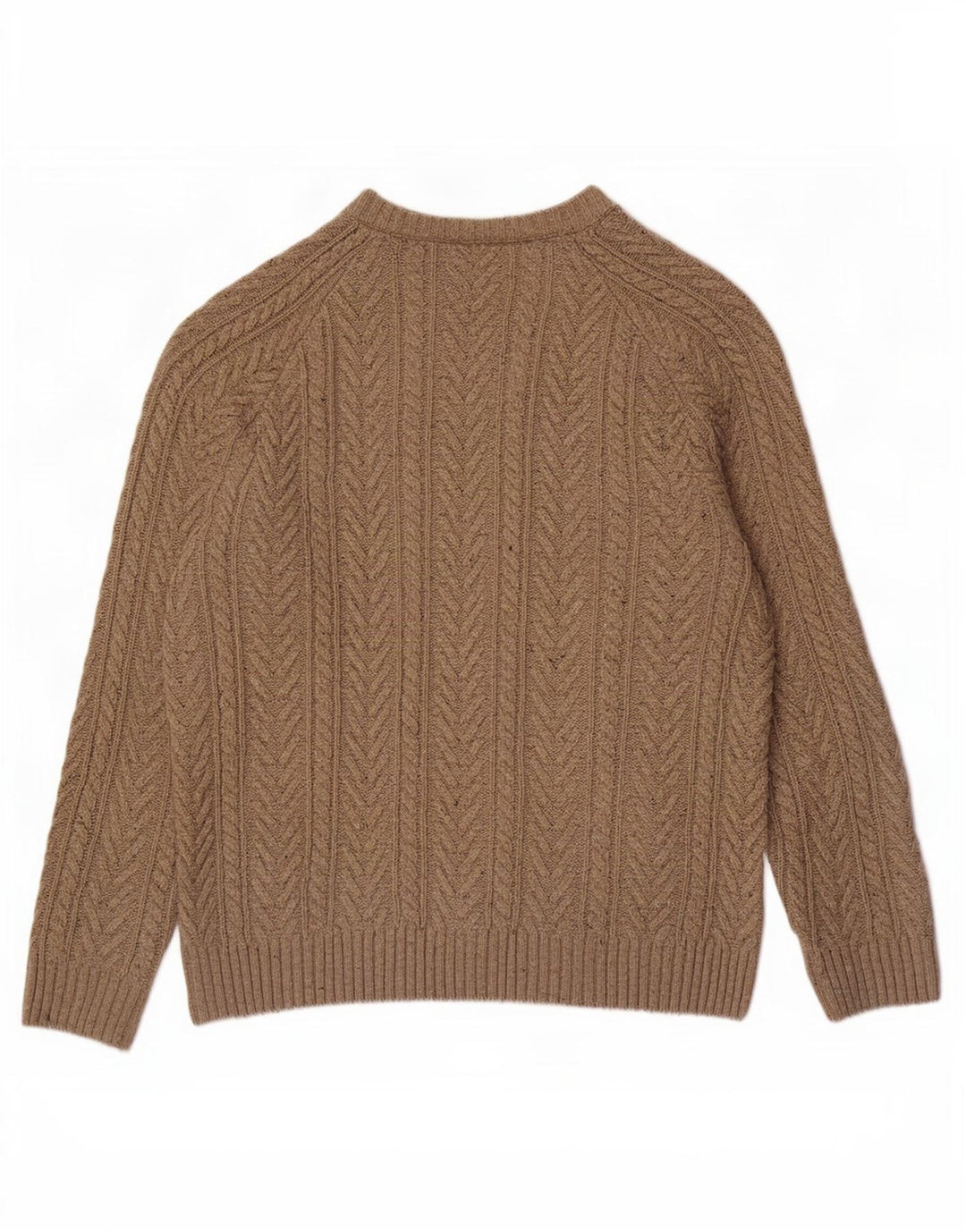 Zara Herre Boat Neck Jumper Sweater Large Beige
