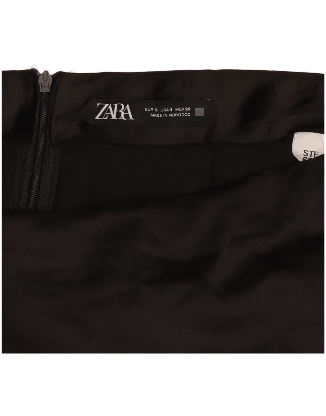 Zara Midi-nederdel lille W26 sort til kvinder