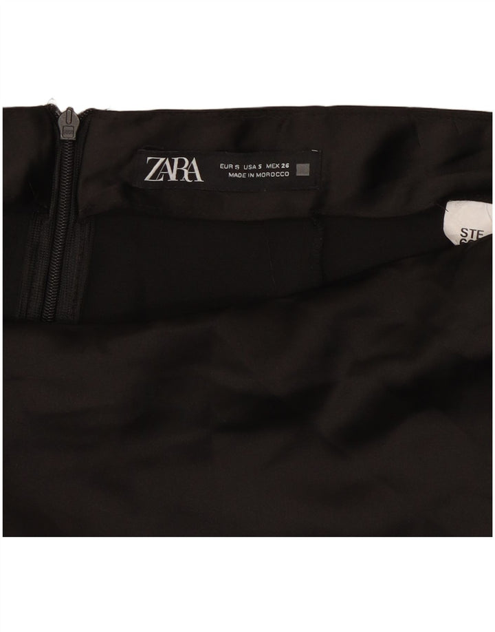 Zara Midi-nederdel lille W26 sort til kvinder