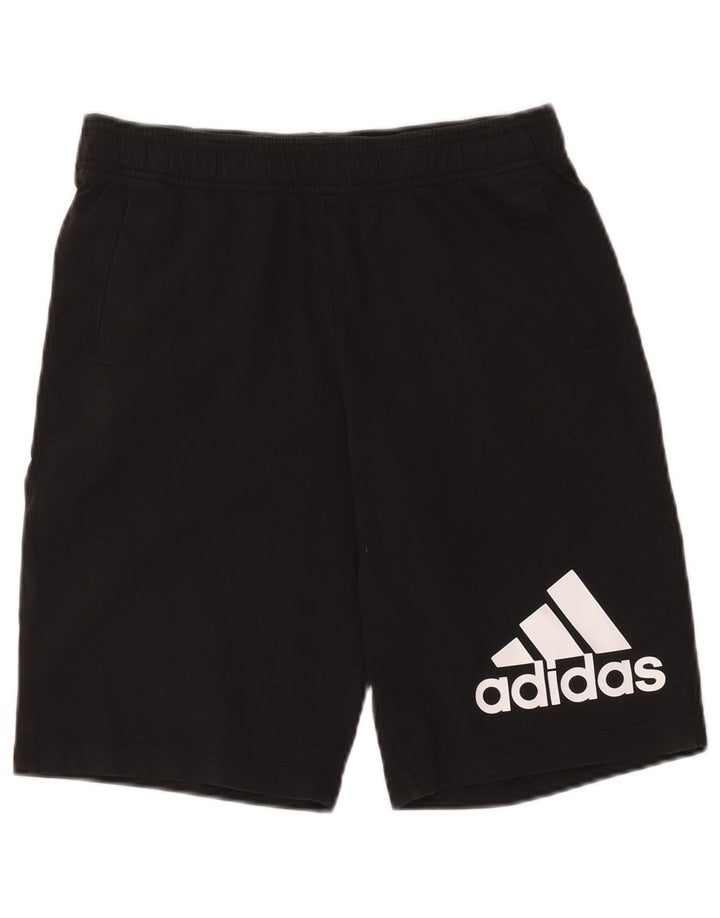 Adidas drenge grafiske sportsshorts 15-16 år sorte