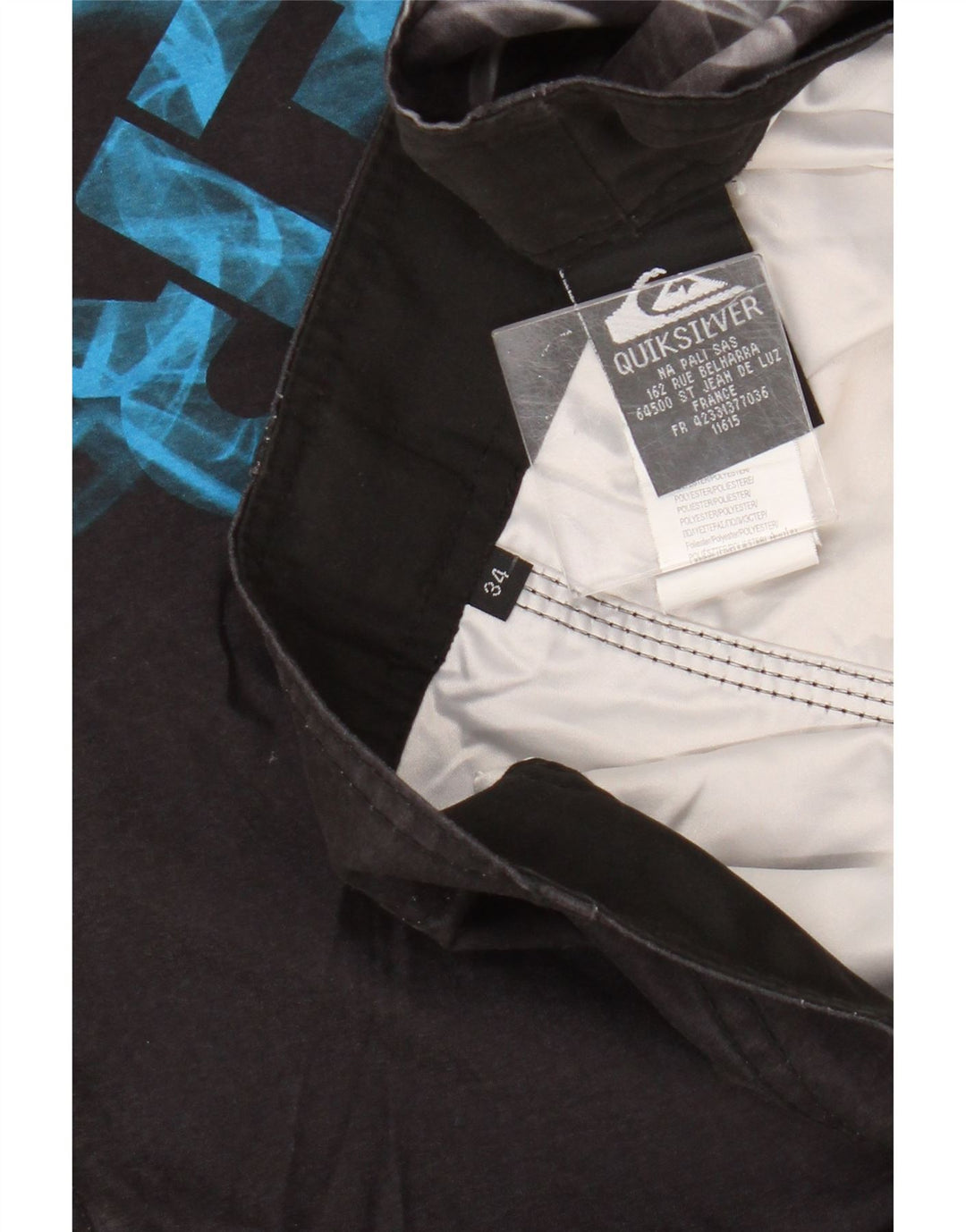 Quiksilver Herre Graphic Cargo svømmeshorts Stor sort polyester